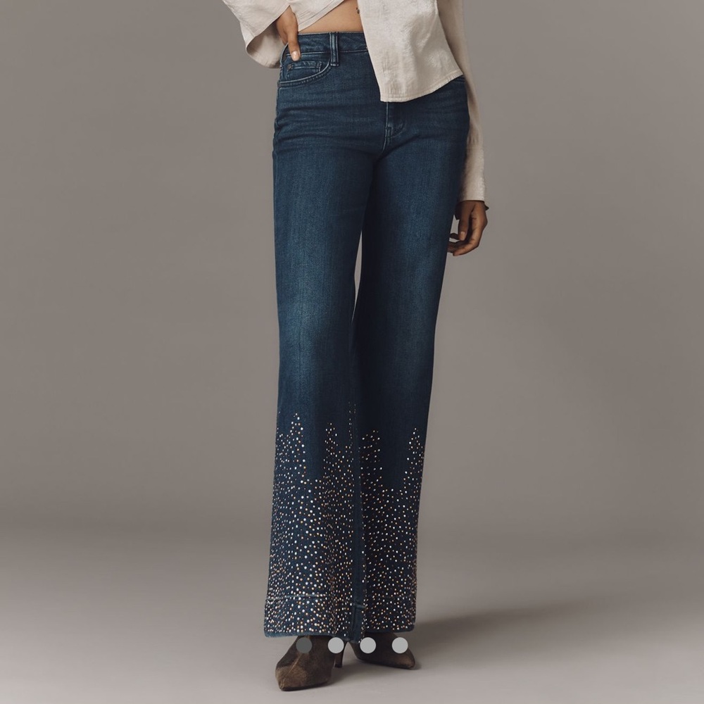 Pilcro Studded Jeans